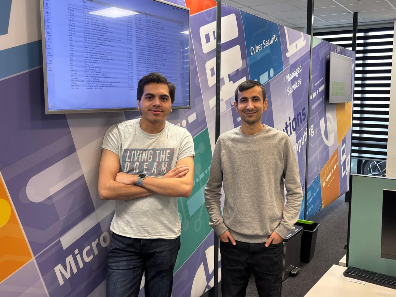 Robert en Abdul stagiairs via Da Vinci College